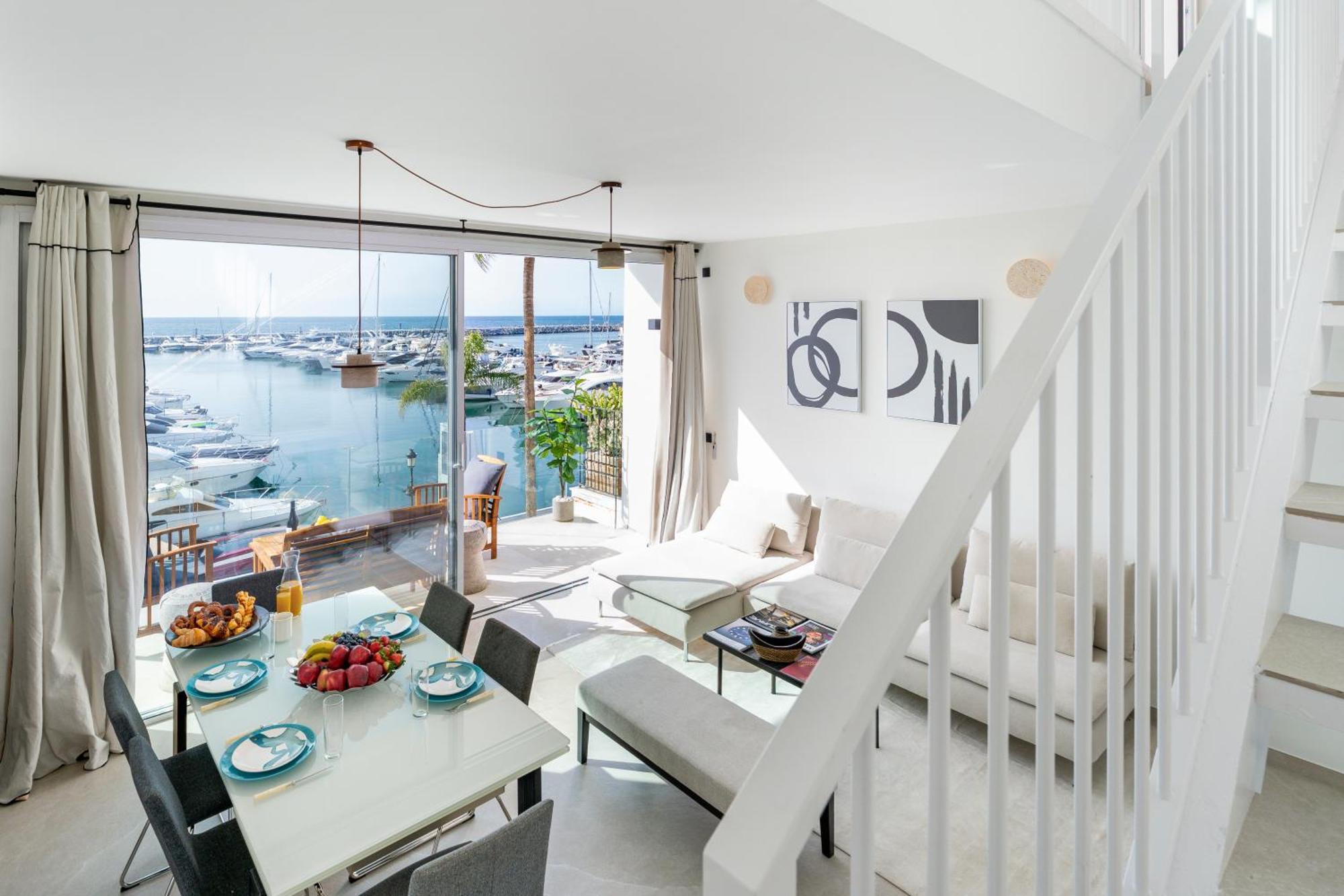 243-Fully Renovated-Puerto Banus Marbella Front Line Penthouse Apartment Bagian luar foto